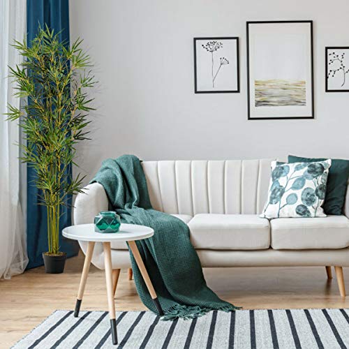 Goplus Artificial Bamboo Tree, 6 Feet Tall Faux Potted Tree, Large Fake Floor Plant For Living Room Indoor Outdoor Decor #TOP1