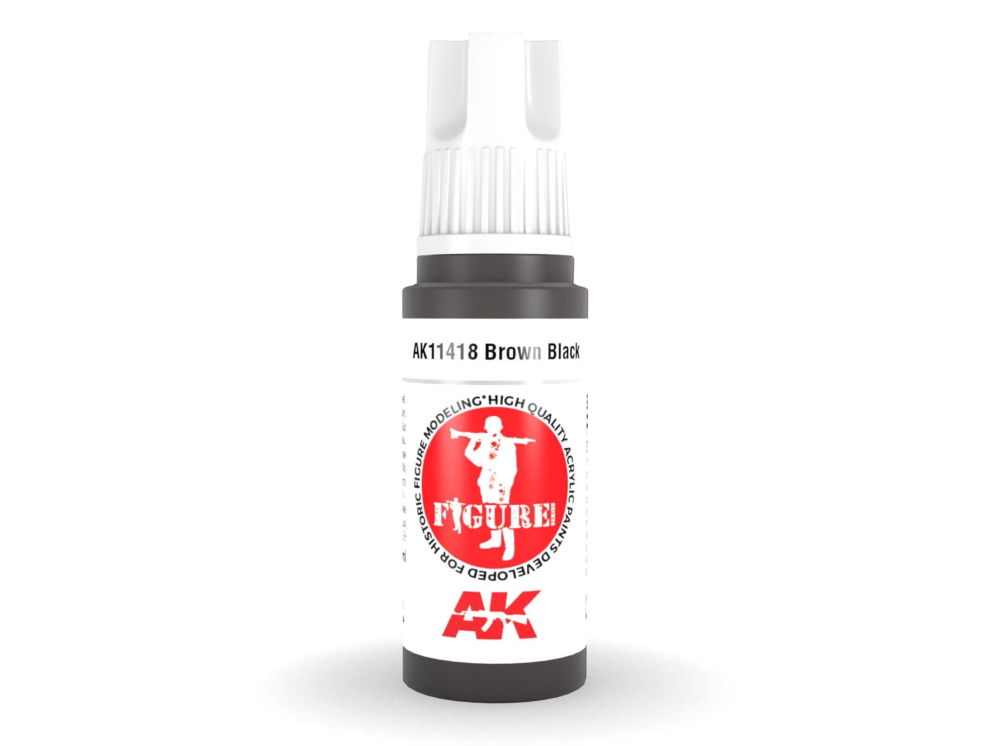 Ak Interactive Black Ak Acrylics 3Gen Figure Ak11418 Brown (17Ml)