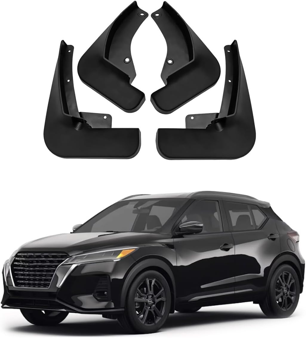 Plkashuc Normal Mud Flaps Car Mudguards For Nissan Kicks 2017-2024.