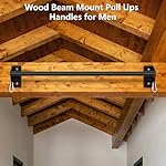 Wall Mounted Doorway Pull Up Bar, Heavy Duty Strength Training Pull-Up Bars for Doorframe, Support Beam or Joist Mount Thick Metal Sturdy Construction Support 500 lbs - Image 5