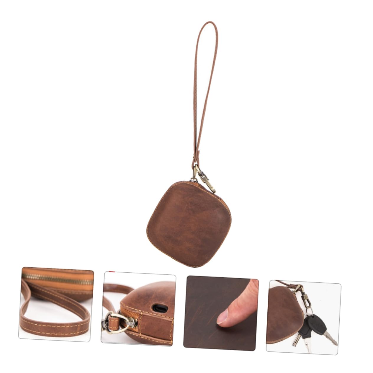 Operitacx Estuche Protector para Auriculares Funda De Cuero Compatible Profesionales para Almacenamiento y Viaje Protege Dispositivos