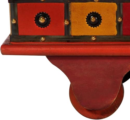 Miniatura 8 de vidaXL Caja de almacenamiento de acacia de madera maciza, decoración de pecho, caja de manta lateral para sofá, decoración de café, sala de estar,