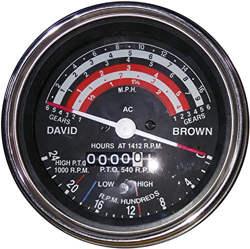 Tacómetro David Brown K942232 de alta precisión para tractor 990 y 995