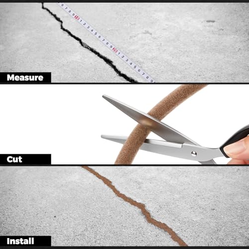 Image of MotiMind Foam Backer Rod for Gap, 1 /2 Inch X 50 ft, Brown, 1 Roll | Caulk Saver Concrete Crack Filler, Weather Stripping Seal, Door Window Insulation, Backing Rod Expansion Joints
