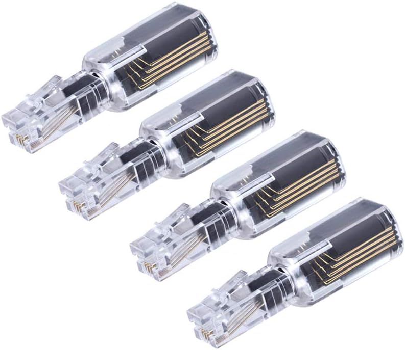 - (Value Pack of 4 360° Phone Cord Detangler Landline Telephone Extended Rotating Black