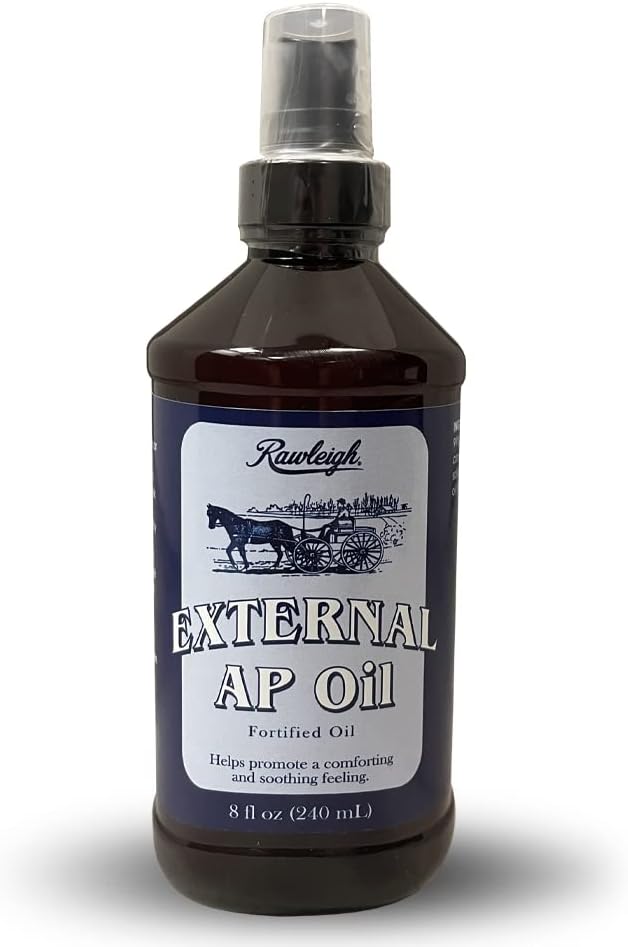 Rawleigh External AP Oil Spray: 236 ml, Fórmula Tópica de Ação Rápida para Aliviar Músculos Cansados e Doloridos com Óleos de Cravo e Hortelã