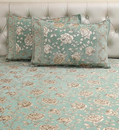 Image of Luxury Velvet Bedsheet | King Size Luxury Bed Sheet | Ultra Soft, Cozy & Warm Bedding for Bedroom | Hypoallergenic & Elegant Velvet Texture