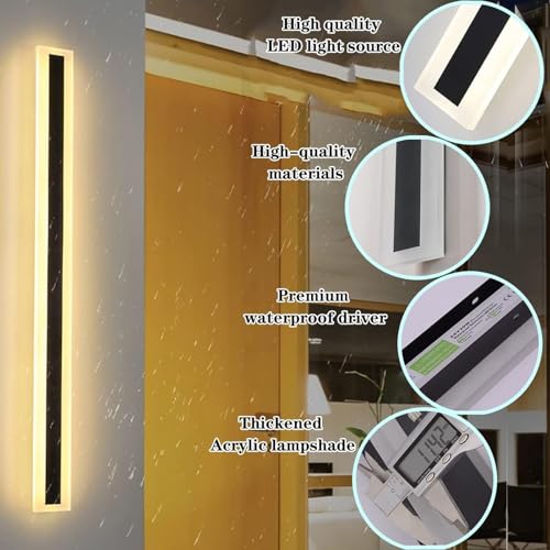 Éclairage mural acrylique intérieur extérieur LED dimmable IP65 - 5