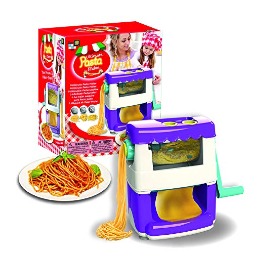 Amav Toys Ultimate Pasta Maker Machine Kit for Kids - DIY Make Your Own Pasta Masterpiece from Scratch! Fun Activity to Do with Kids. Great Gift Idea