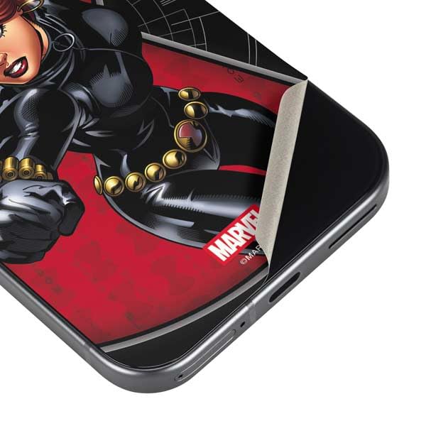 Skinit Decal Phone Skin Compatible with Google Pixel 9 Pro - Officially Licensed Marvel Black Widow Natasha Romanova Design