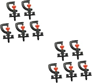 BESPORTBLE 20pcs Sprinkler Rotating Nozzle for Efficient Garden Irrigation Easy Installation for Lawns and Fruit Trees Black