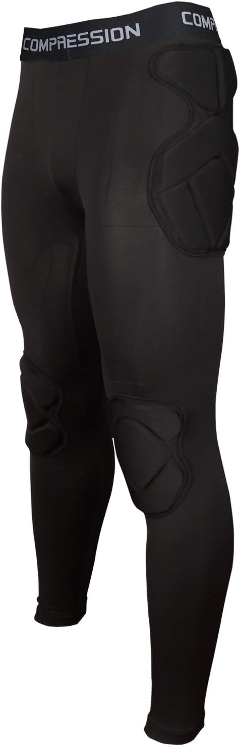 Adult Men's Goalkeeper Armor BodyShield Padded Compression Shirt Pants and Short with Sponge Protector
