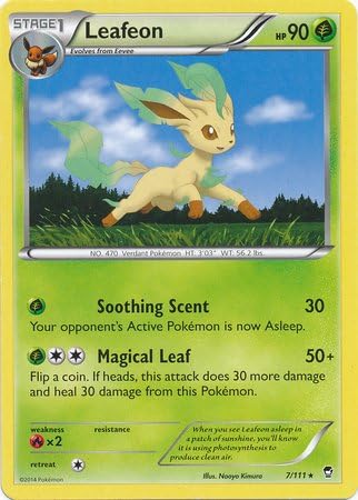 Pokemon - Leafeon (7/111) - XY Furious Fists - Reverse Holo