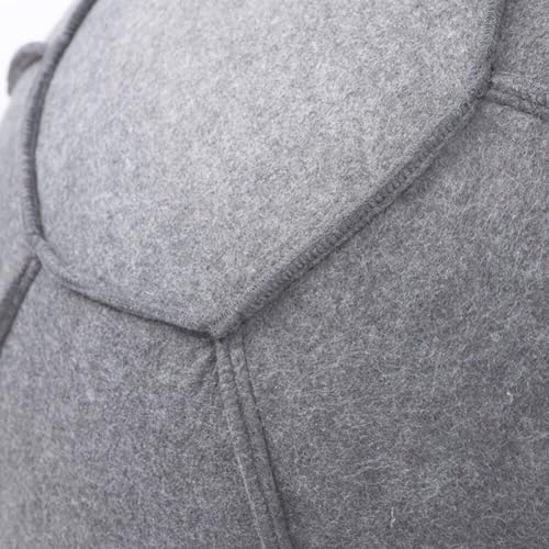 Funda de fieltro para pelota de yoga y pilates gris protector plegable 3