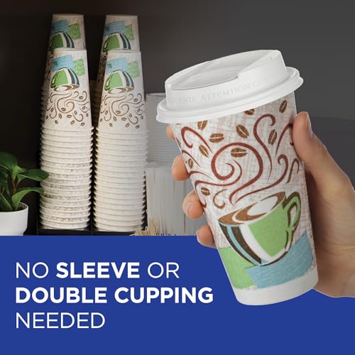 Georgia-Pacific Dixie PerfecTouch 16 oz Paper Coffee Cups By GP PRO, Coffee Haze Design, 1000 Count (50 Disposable Cups Per Sleeve, 20 Sleeves Per Case), 5356CD by Georgia-Pacific - Image 5