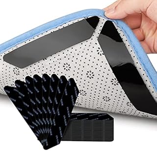 Grippers for Mats on Carpet, Reusable Grippers for Mats on Carpet Grippers for Rugs on Top of Carpet Corner Rug Grippers for Hardwood Floors Carpeted Floor Carpet Grippers Mat Grippers (30pc)