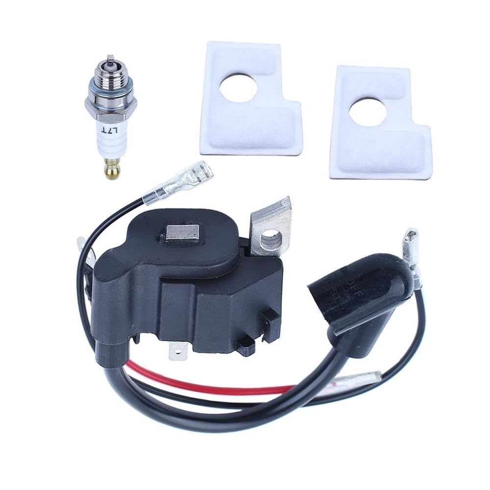 Bobine d'allumage for MS170 MS180 017 018 MS170C MS180C, for Filtre à W L7T/BPMR7A, Bougie d'allumage de tronçonneuse, Remplacement 1130 400 1302 Pièces de Jardin