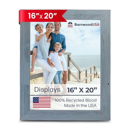 BARNWOODUSA Farmhouse Picture Frame 1 1/2 inch Molding 100% Reclaimed