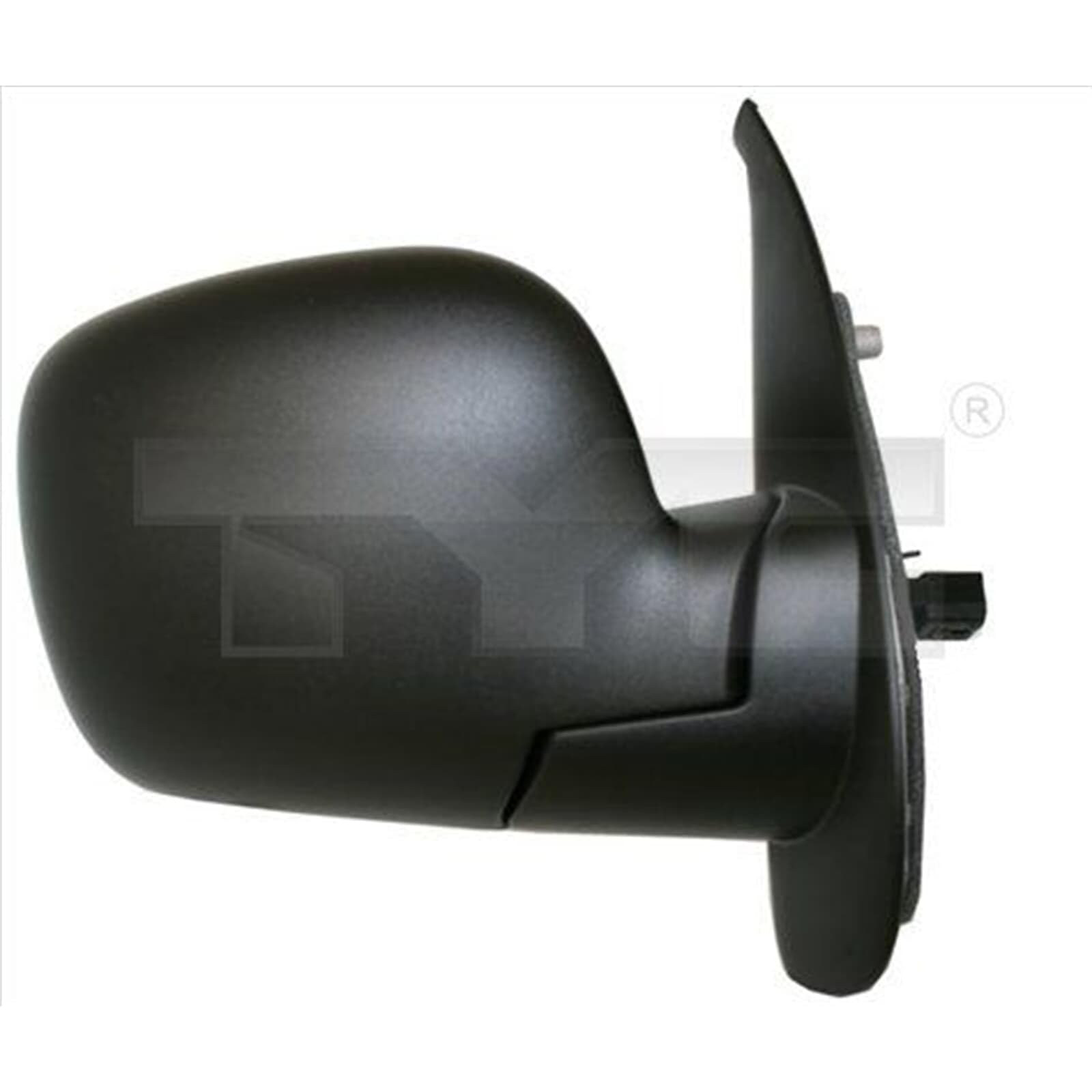TYC 328-0123 Espejo retrovisor para ajuste elect. espejo convexo calefactable con sensor de temperatura derecha Compatible con RENAULT KANGOO Express FW0/1 Kangoo 2 / Grand Kangoo KW, KW0/1