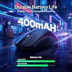 Redragon M999 Souris de jeu sans fil, souris Tri-Mode avec RGB Dock de charge magnétique, 45000 DPI MAX Réglable, 4 Boutons programmables, conception ergonomique pour PC Ordinateur portable Mac