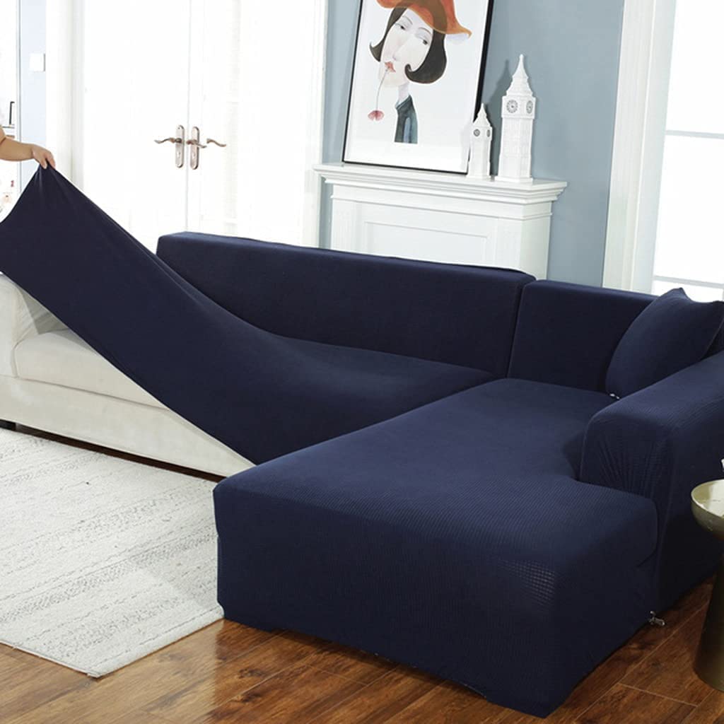 BOLUXIU Sofa Cover, Corner Extendable Stretch Sofa Slipcovers Extendable Sofa Slipcovers for 1/2/3/4 seats (L-shaped corner sofa requires two) — image 1