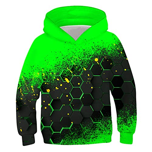 Image of Belovecol Boys Hoodies 3D Printed Hooded Sweatshirts with Pocket for 6-16Y