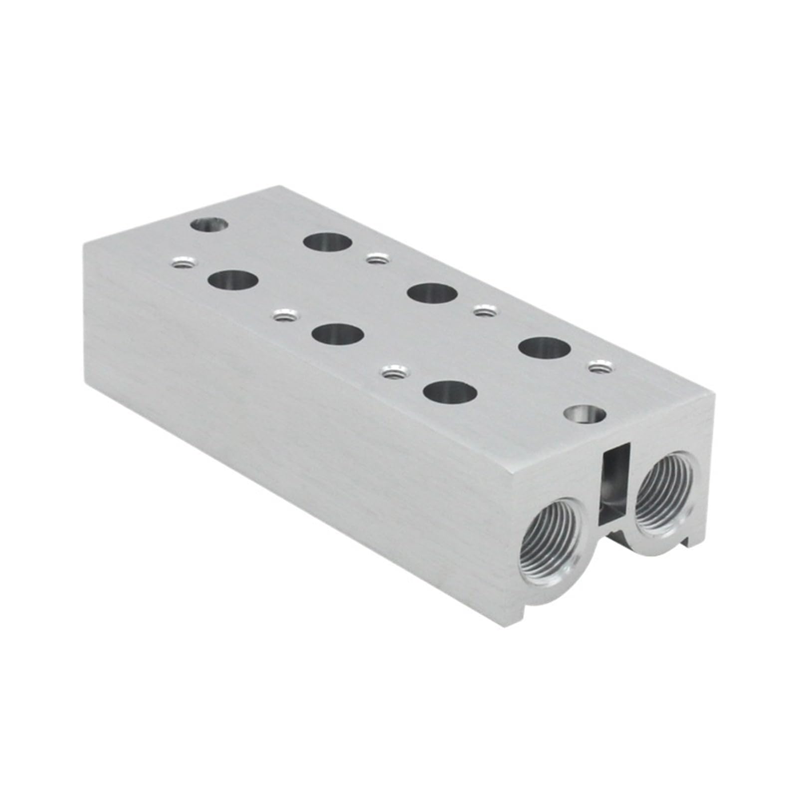 Collecteur 3V100M pour électrovannes 3V110-06 bloc de base à 5 stations pour échappement d'air