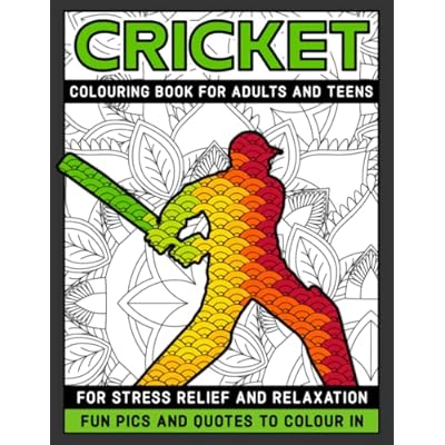 Cricket Colouring Book