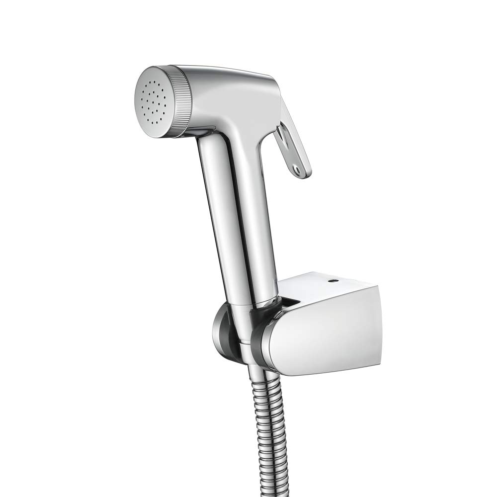 YJYJY Handheld Bidet Sprayer for Toilet Cloth Diaper Sprayer Abs Portable Wall Mounted Cloth Diaper Wash Shower Sprayer Set with Single Cold Bidet Attachment for Personal
