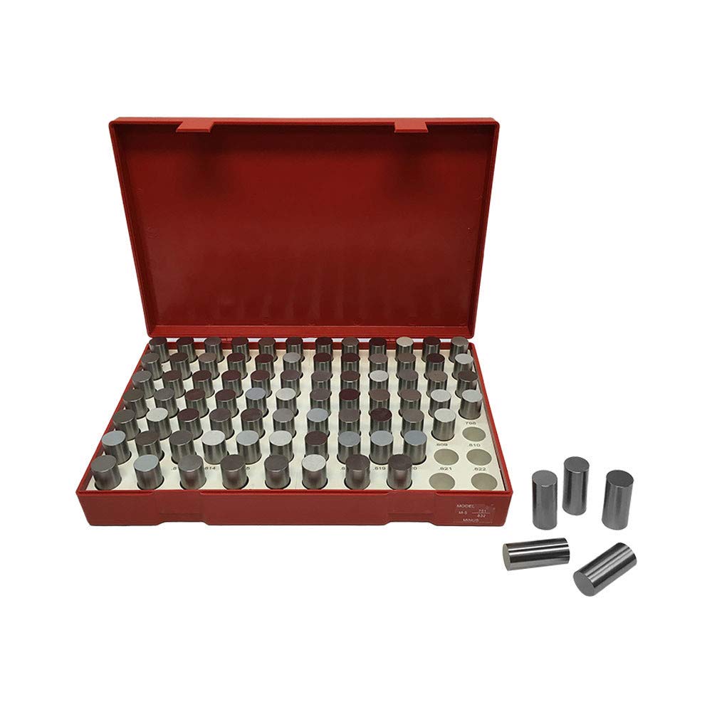 MH GLOBAL 82 Pc Minus M5 Pin Gage Set Gauage Metal Puncher Punch .751 - .832''