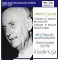【売約済】フルトヴェングラー&北ドイツ放送響／ブラームス：交響曲第1番、他1点 交響曲第1番、他 フルトヴェングラー＆北ドイツ放送交響楽団