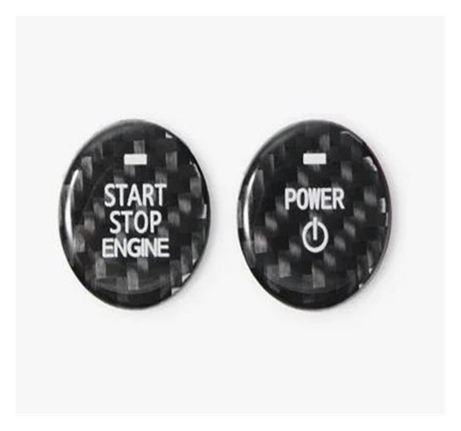 for Mazda CX-50 for CX-30 for 3 for Axela 2020- Engine Ignition Start Stop Trim Stickers Car Interior Accessories Automotive Instrument Panel(Carbon Black)