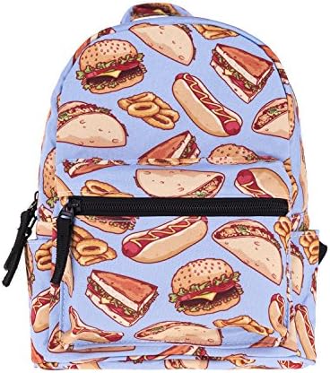 Cute 10 inch mini pack bag backpack for grils children and adult (Burger)