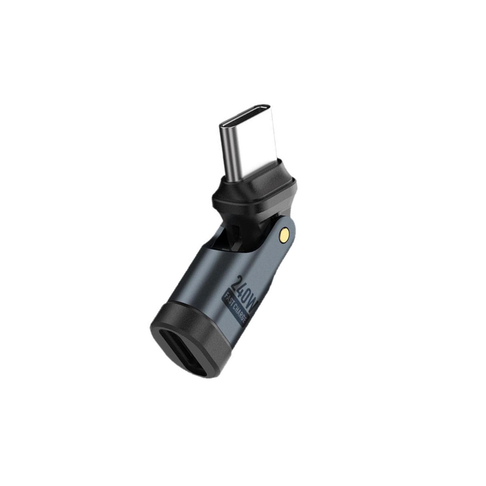 USB-C 充電アダプター 240W 急速充電可 データ転送可 90度/180度 角度調整可能 type-C to Type-c 変換 スマホ/タブレット/Phone15/15 Pro/16/16 Pro/Galaxy/Pixel/ノートPCに対応 1個セット