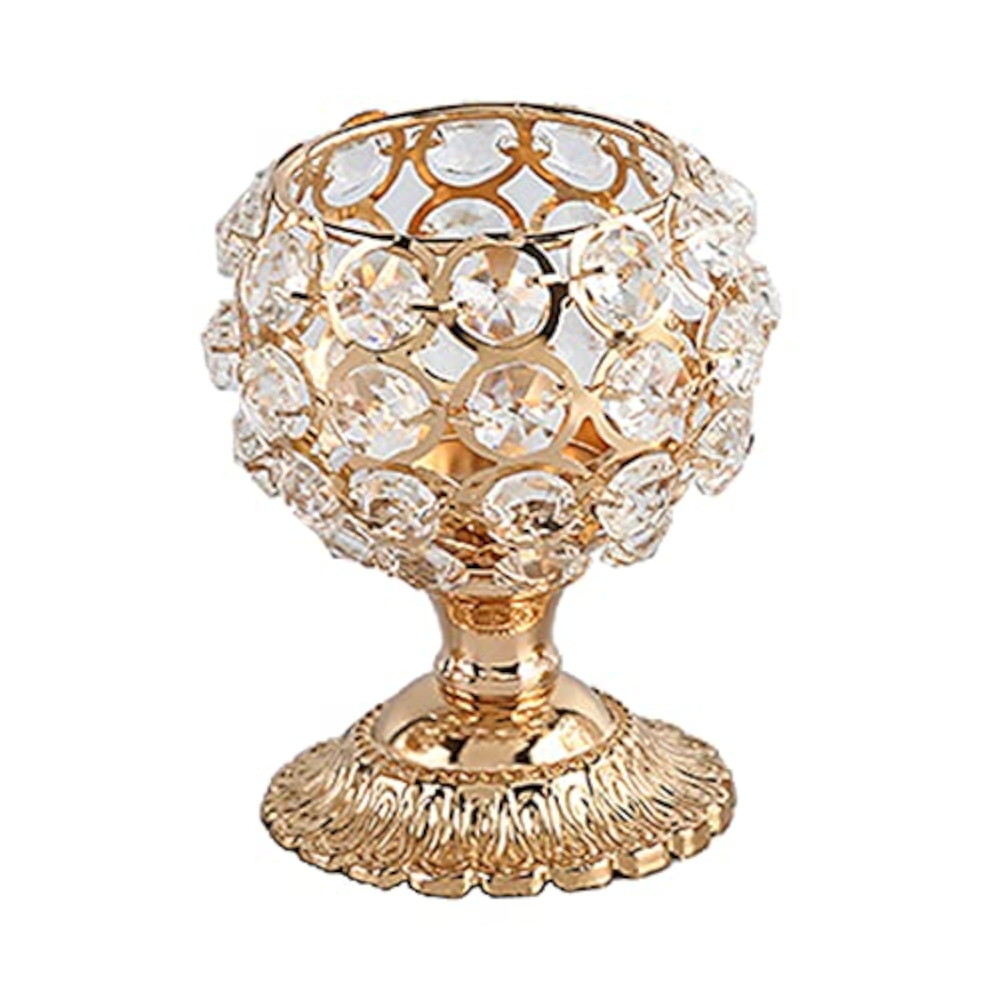 Crystal Tealight Candle Holder Candlestick Table Centerpiece