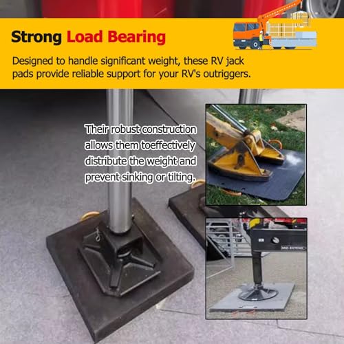 Stabilisateur de cric pour remorque de grue sur chantier difficile - 5