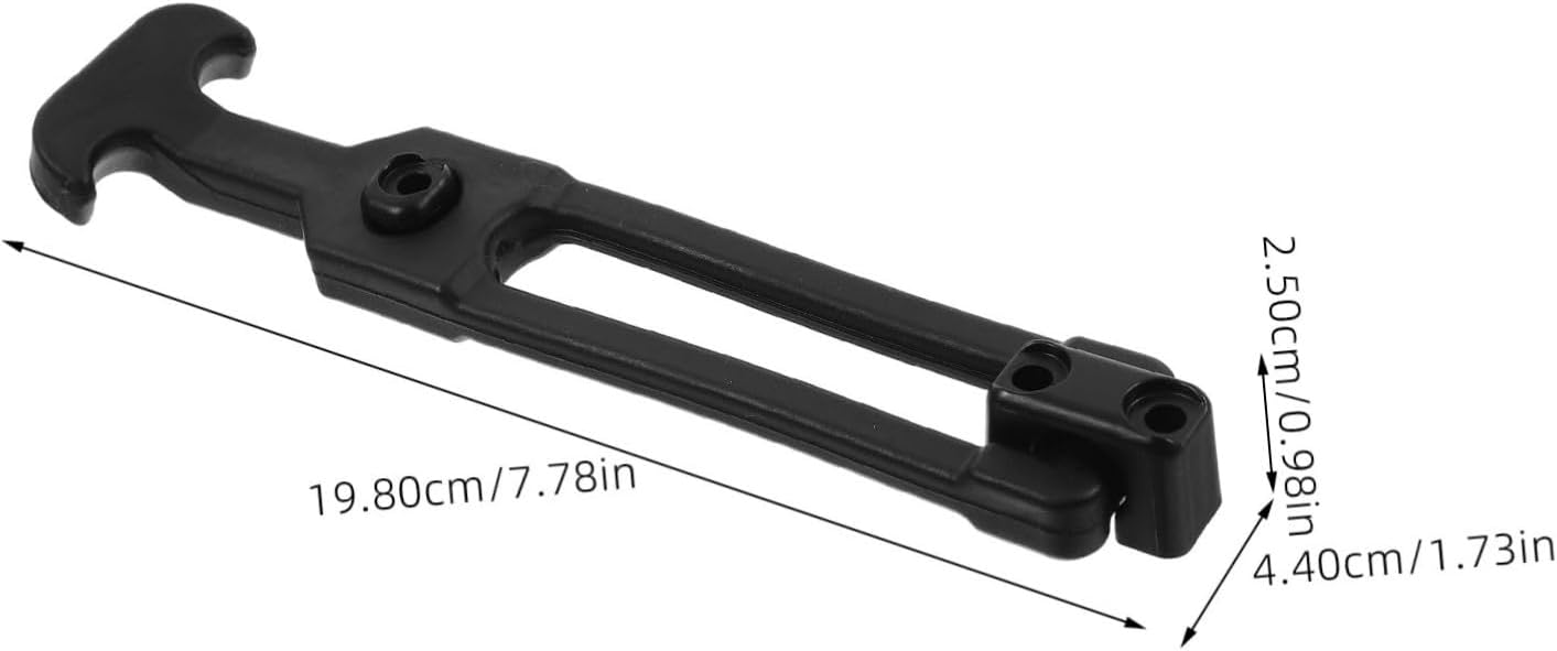 2Pcs Flexible T Handle Draw Latches for Toolboxes Shock Rubber Hasp Lock Durable Design for Coolers Machinery Covers and Equipment Storage
