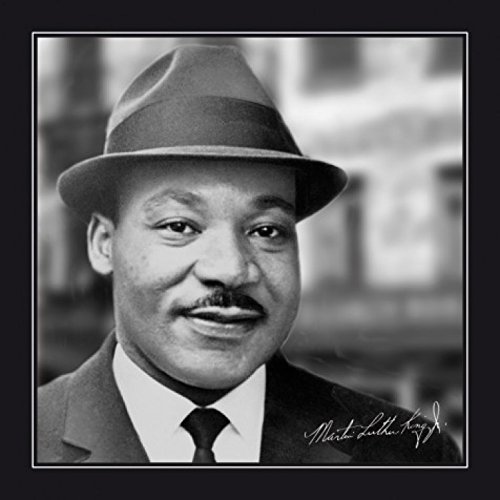1art1 Martin Luther King Jr. Plakat Druk artystyczny na płótnie Portret 1964 Obraz ścienny Druk XXL na nocie | Obraz Obraz 70x70 cm