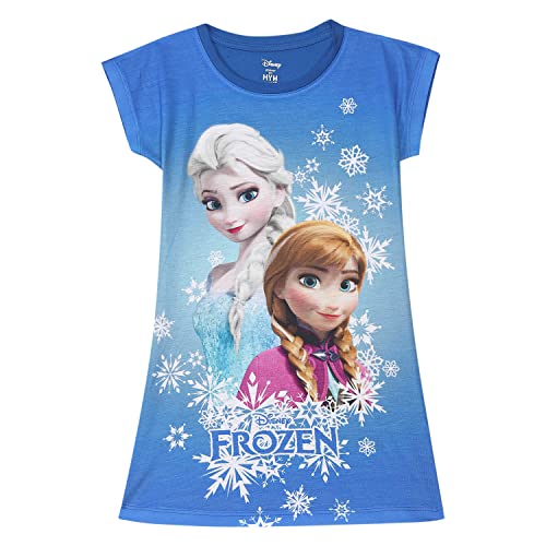 Image of Frozen by Wear Your Mind Women's Cotton Short Knee Length Night Dress