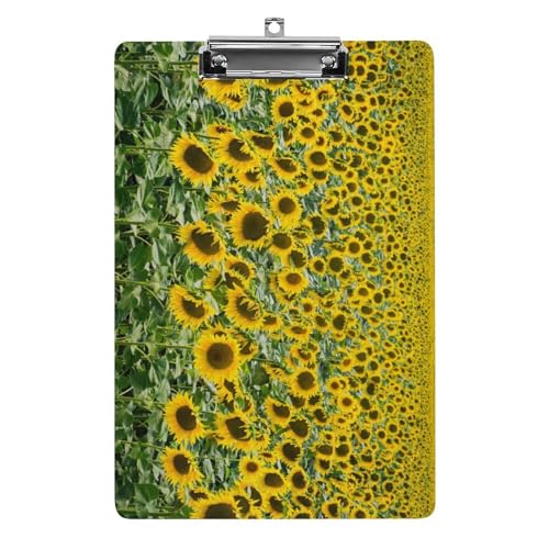 クリップボード A4 縦型 ひまわり 風景 ファイルボード 壁掛け 画板 書きやすい お会計ボード て持ち運びやす 文書整理 文房具 会議パッド 事務用品 メモ 学校 家庭用バインダー