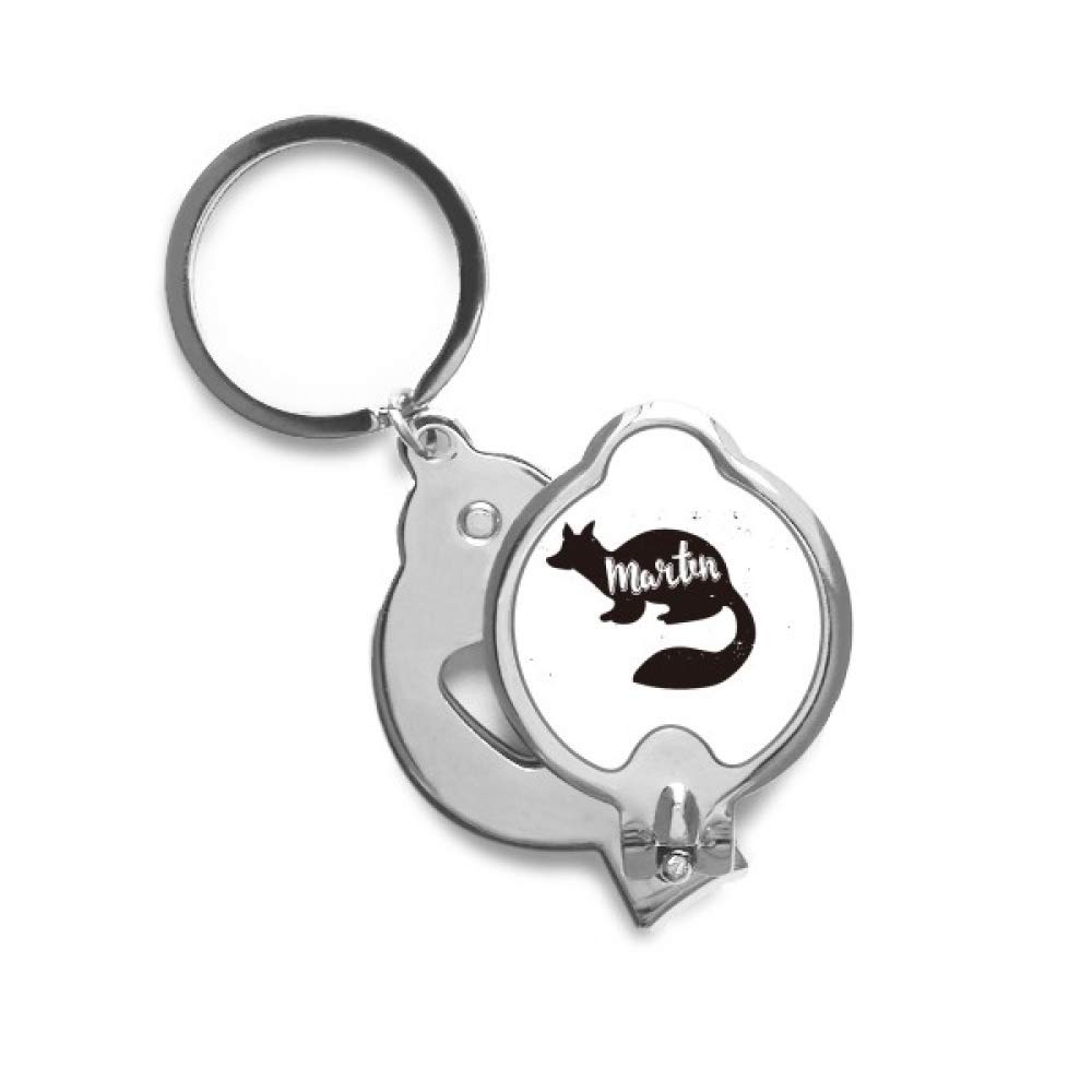Coupe-ongles marten noir et blanc accessoire manucure pédicure coupe nette