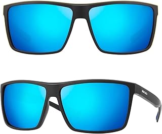 MAXJULI Polarized Big Sunglasses for Men Women with Big Heads UV 400 Protection 8125