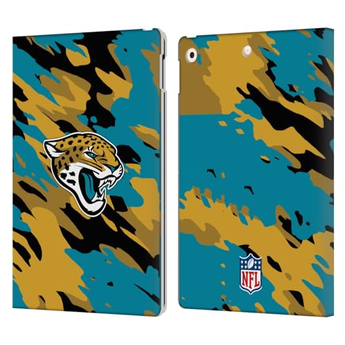 Housse iPad 10.2 NFL Jacksonville Jaguars protection cuir antichoc