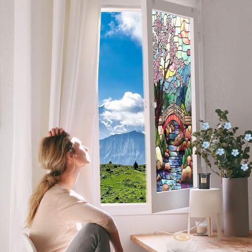 Vinilo adhesivo decorativo para ventana 35.4x55.1 pulgadas miniatura 4