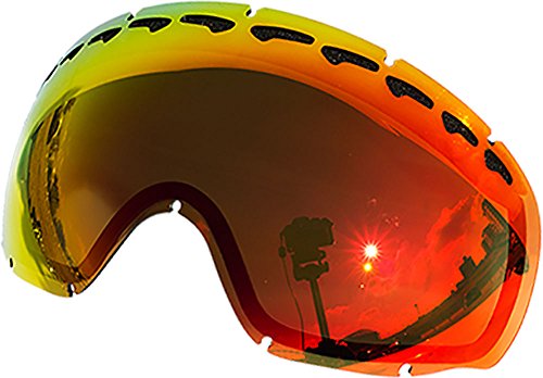 Modello: Crowbar ZERO TECH BASE Lente di ricambio compatibile per occhiali da neve Oakley Crowbar, rosso a specchio