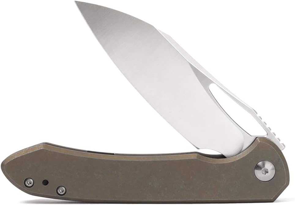 Best Cyber Monday 🔥 DROP + Ferrum Forge Dao Titanium Frame Lock Pocket Knife, Original Blue Exclusive Special DROP + Ferrum Forge Dao Titanium Frame Lock Pocket Knife, Original Blue