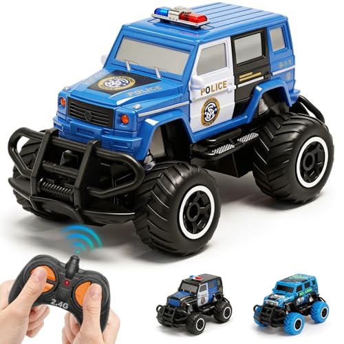 Pup Go Voiture Télécommandée pour Enfants, Solide, Rapide et Sensible pour Garçons de 3 4 5 6 7 Ans, Jouet Turque RC pour Tout Petit, Petite Voiture de Course,...