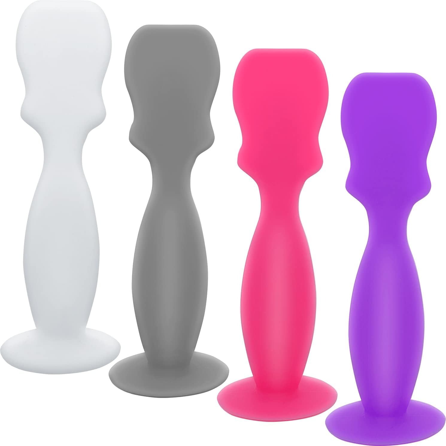 Baby Diaper Cream Spatula Applicator, 4 Pack Baby Butt Paste Spatulas Made of Soft Silicone,Mini Baby Diaper Rash Cream Brush (Small)