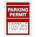 StoreSmart - Parking Permit Holder for Windshields - Adhesive Back - Single Pack - PSR-PARK-1045L