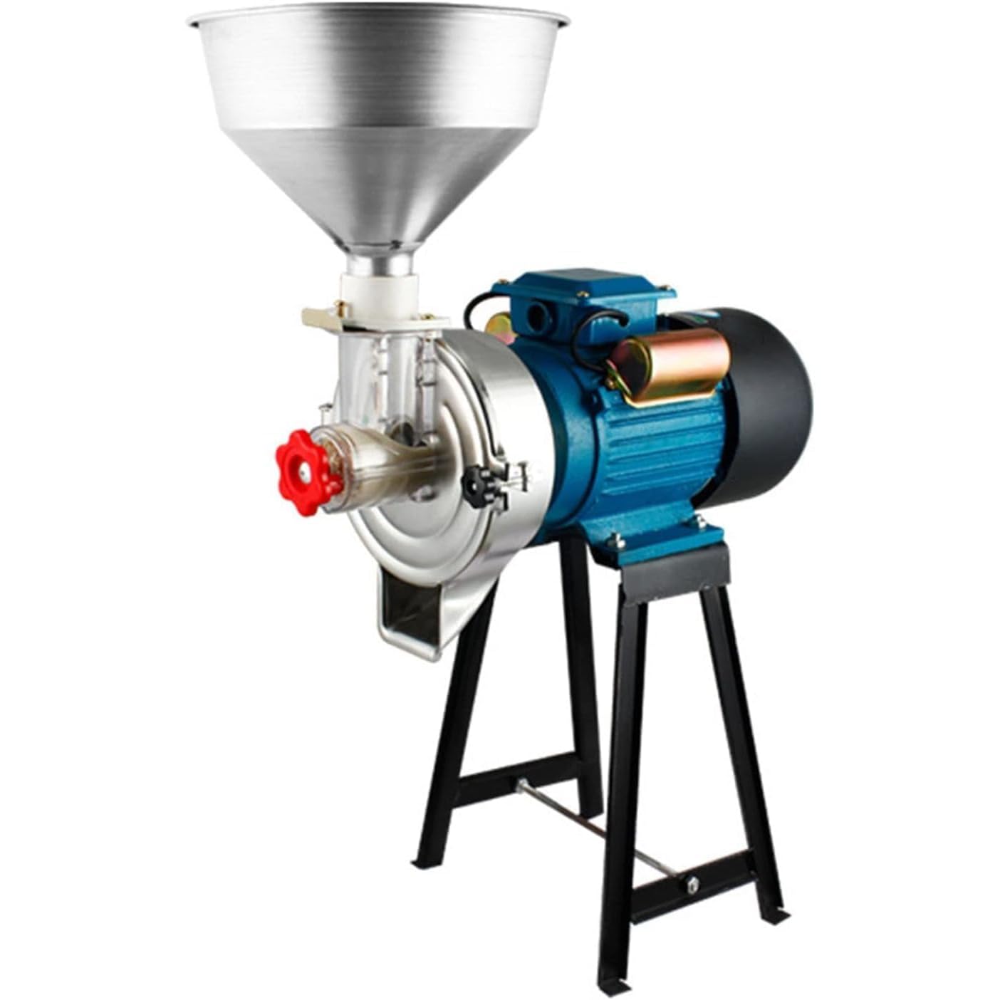 Eoweiot Electric Grain Mill Grinder, Heavy Duty for Wet & Dry Cereals, Corn, Flour, Rice, Feed, Coffee, and Pellet Grinding